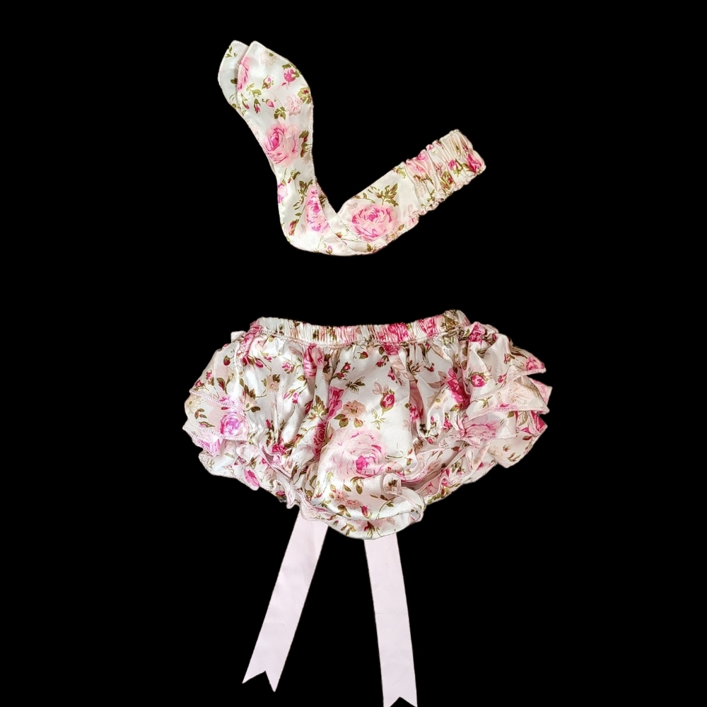 Diaper cover and bow